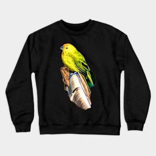 little yellow bird Crewneck Sweatshirt